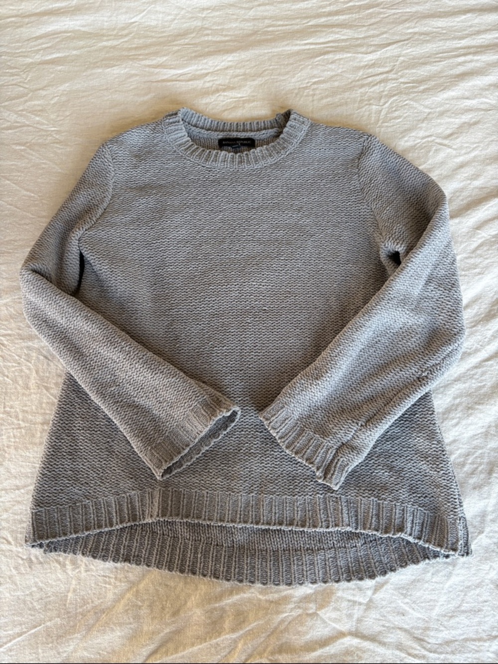 Banana Republic Heather Gray Crewneck Sweater